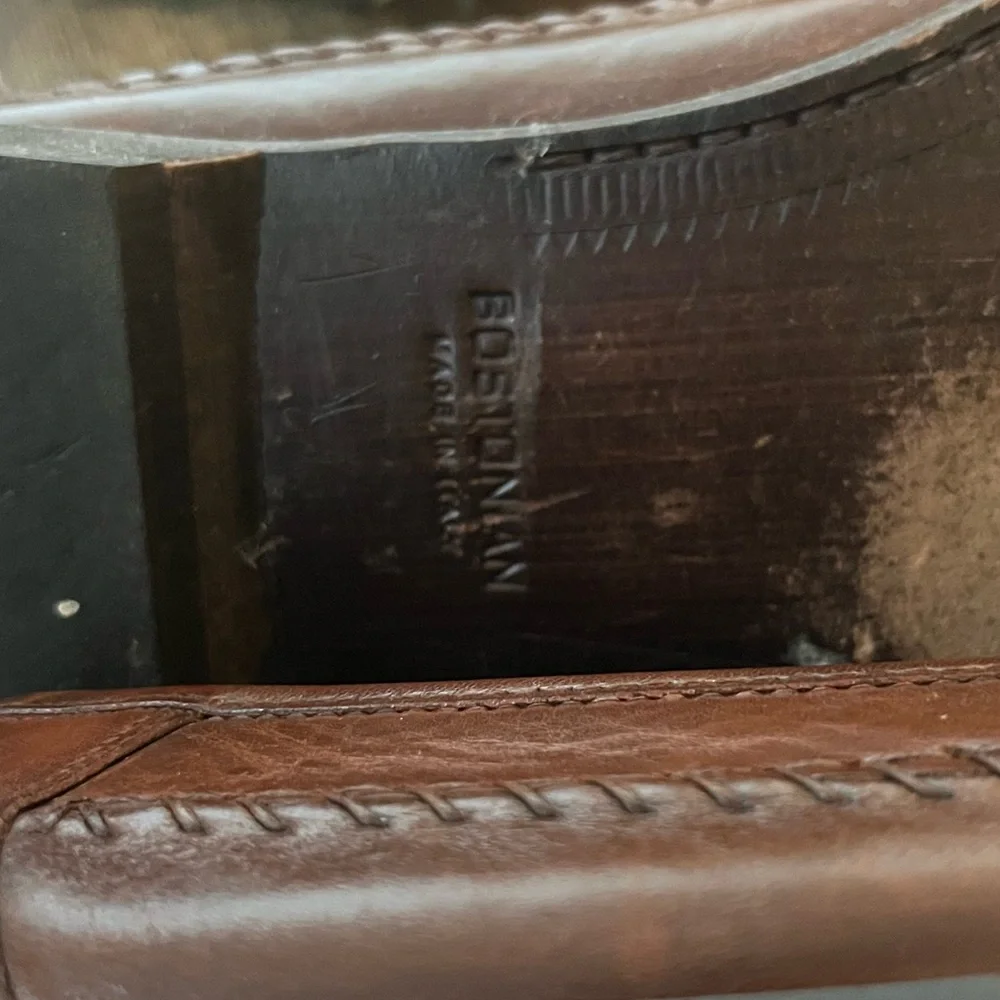 Vintage Bostonian Loafers - Made in Italy - Size 13 - Picture 5 of 7
